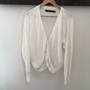 Vero Moda Women's White cardigan